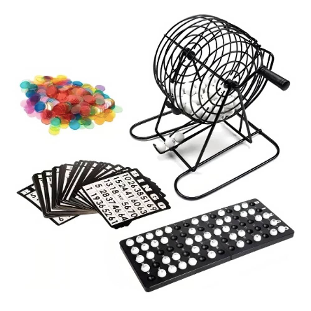 Set Bingo T&oacute;mbola Juego De Mesa Familiar + Cartones image number 4.0