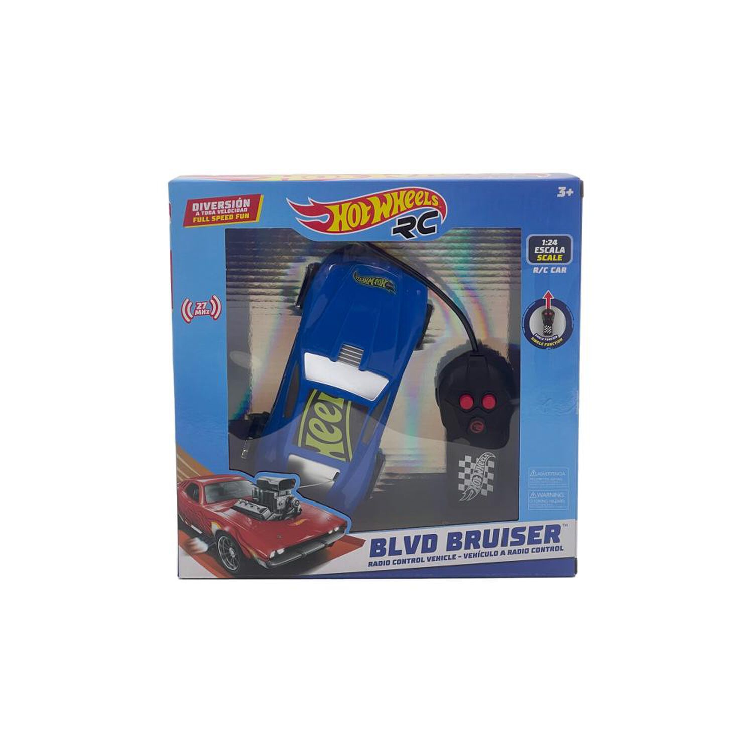Vehiculo Rc 1:24 Hot Wheels Blvd Bruiser Producto Surtido image number 1.0