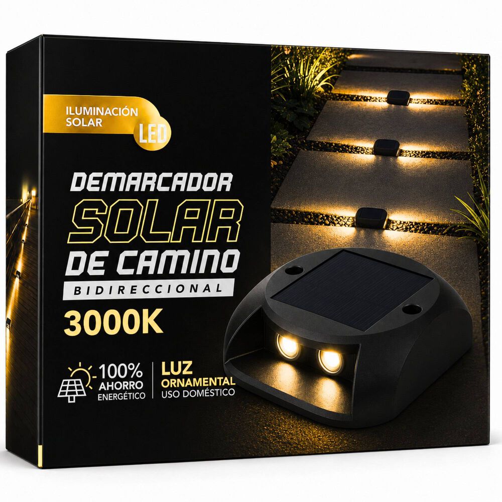 Luminaria Solar De Senderos & Caminos Bidireccional Ip65 3k image number 1.0