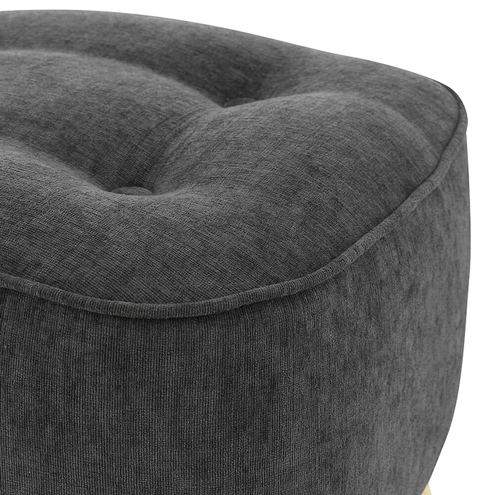 Pouf M&aacute;xima Gris Oscuro Altea 55x45x45 Cm image number 3.0