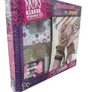 Set De Mostacillas Para Hacer Pulseras Girl Power