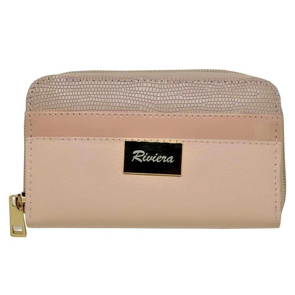Billetera De Mujer Riviera Cuero Natural image number 0.0