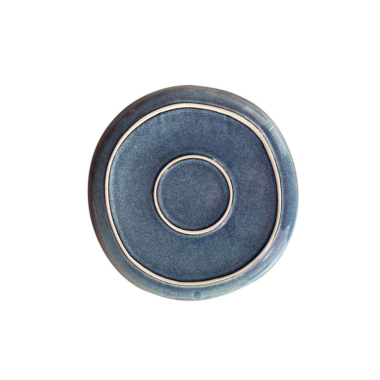 Set 6 Platos Redondo Ceramica Azul 21 Cm Linea Efes image number 3.0