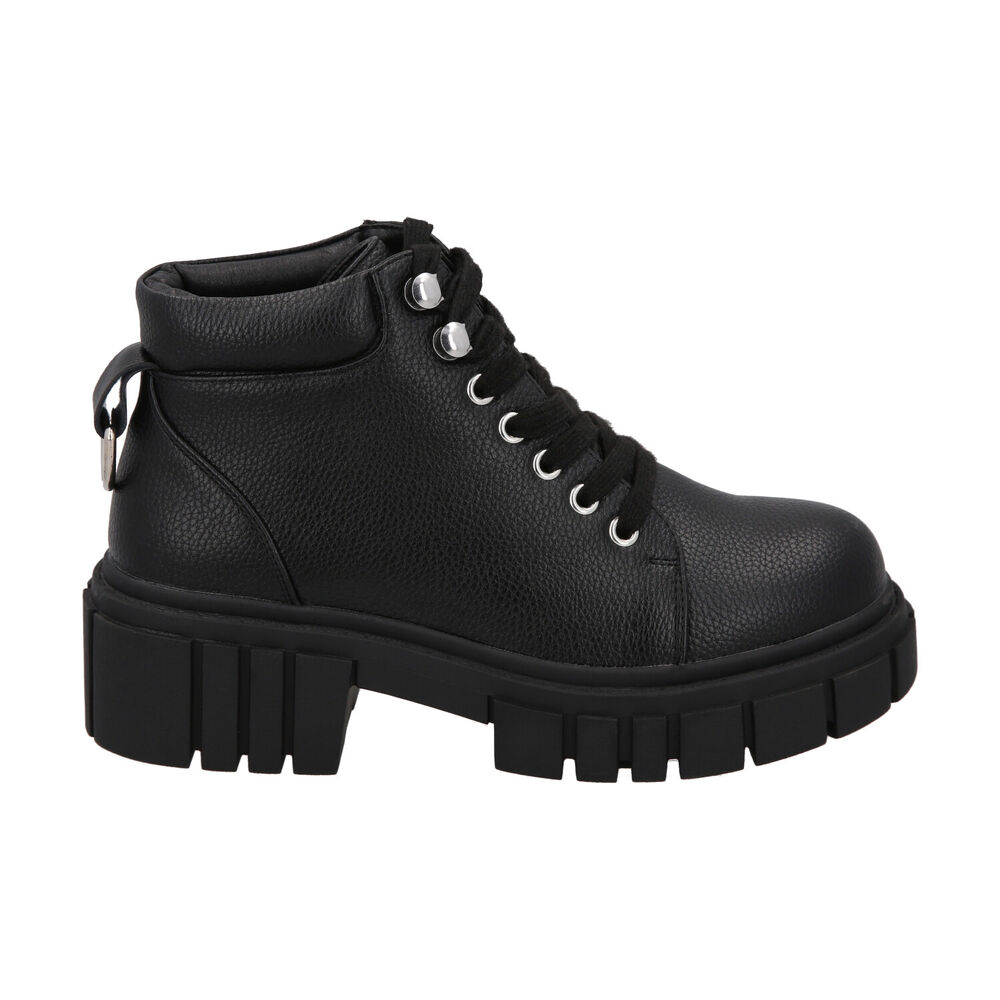 Botin Casual Mujer Negro Plataforma Cleo Detogni image number 0.0