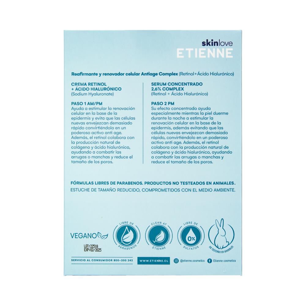Set De Tratamiento Etienne Skin Antiage Complex Serum + Crema image number 3.0