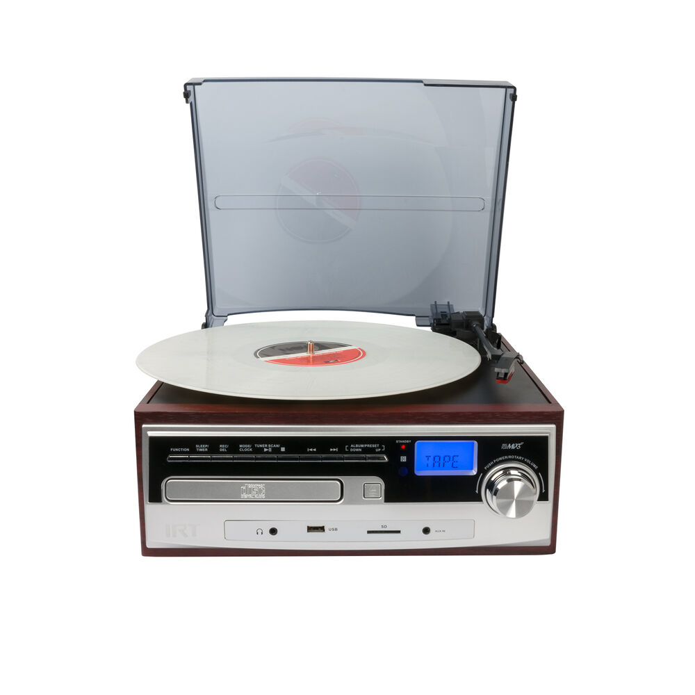 Tocadiscos Irt Los 80 Usb/sd/ Radio Fm/ Aux/ Bt/ Cd/cassette image number 1.0
