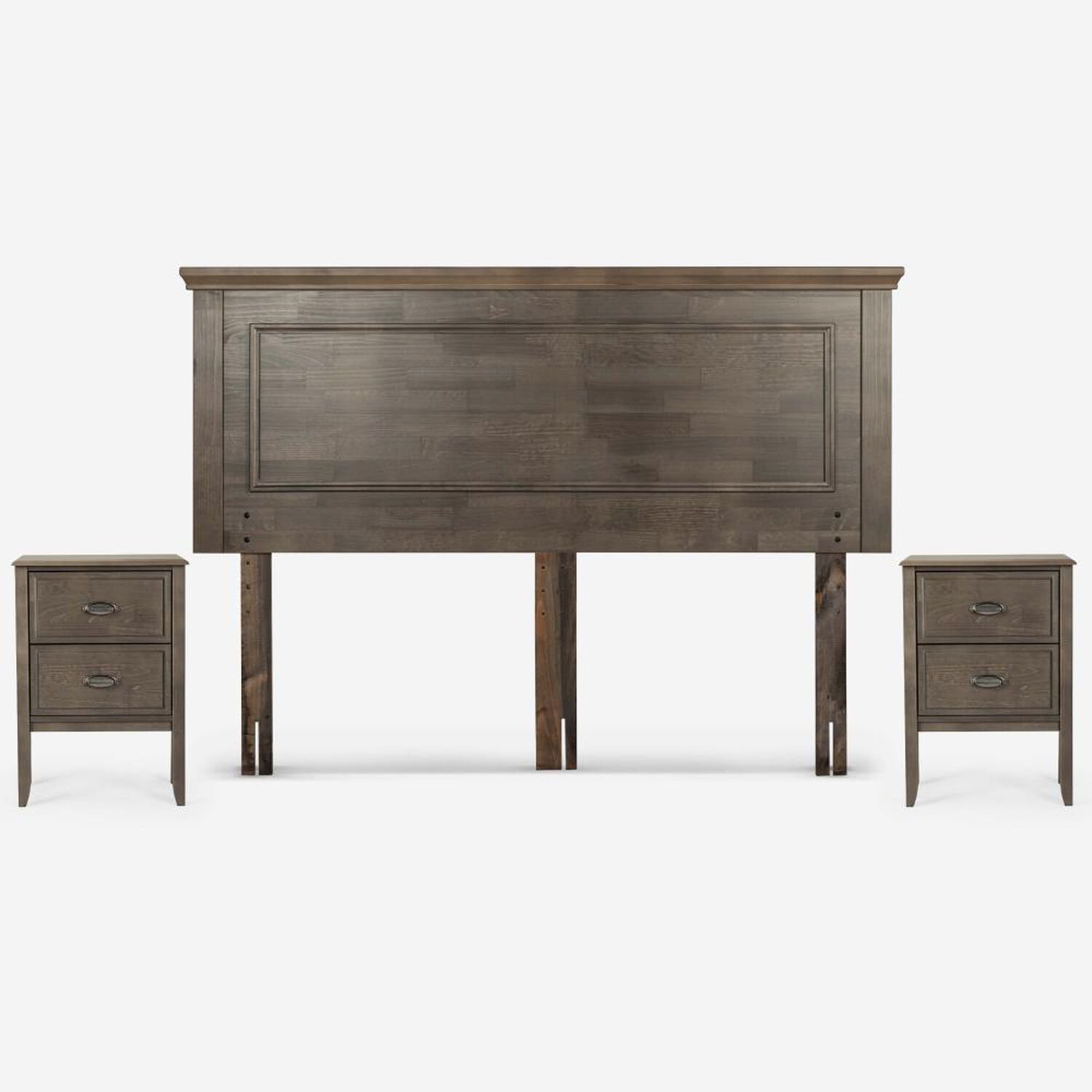 Cama Europea Rosen Nest / King / Base Dividida + Set De Maderas Anna image number 4.0