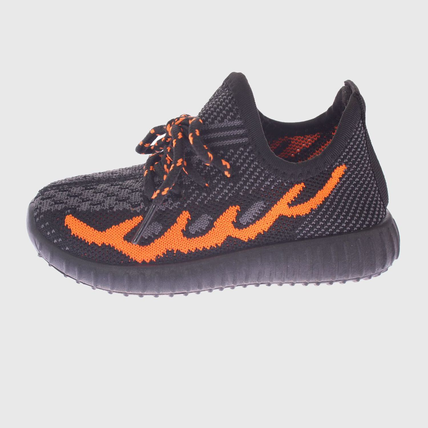 Zapatilla Kids Negro Naranjo Bbo Art. 20854blackorange image number 1.0