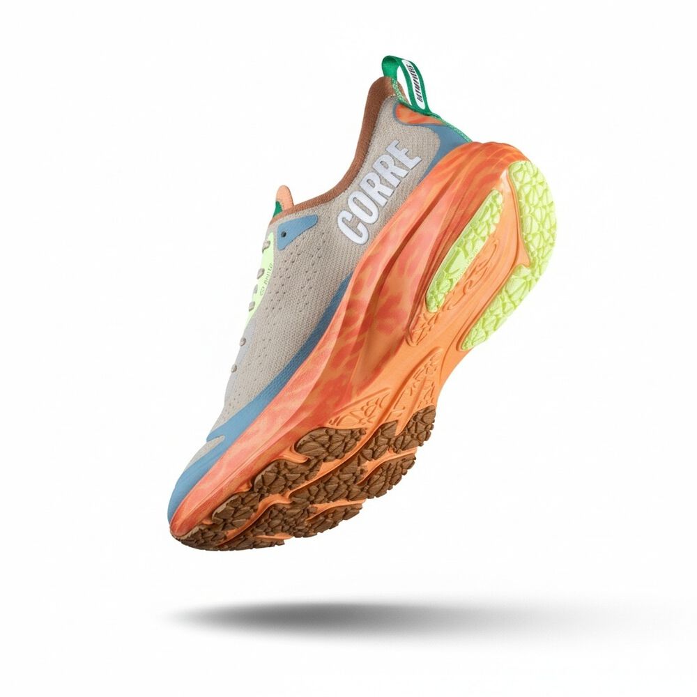 Zapatilla Running Hombre Corre 4 Naranja Tigre image number 3.0