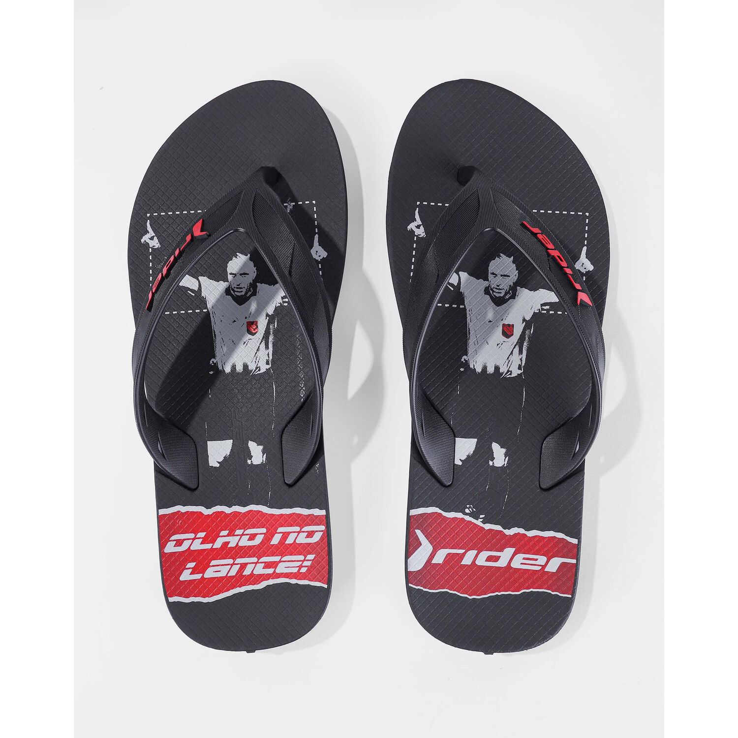 Sandalia Hombre Rojo/negro Street Rider image number 2.0