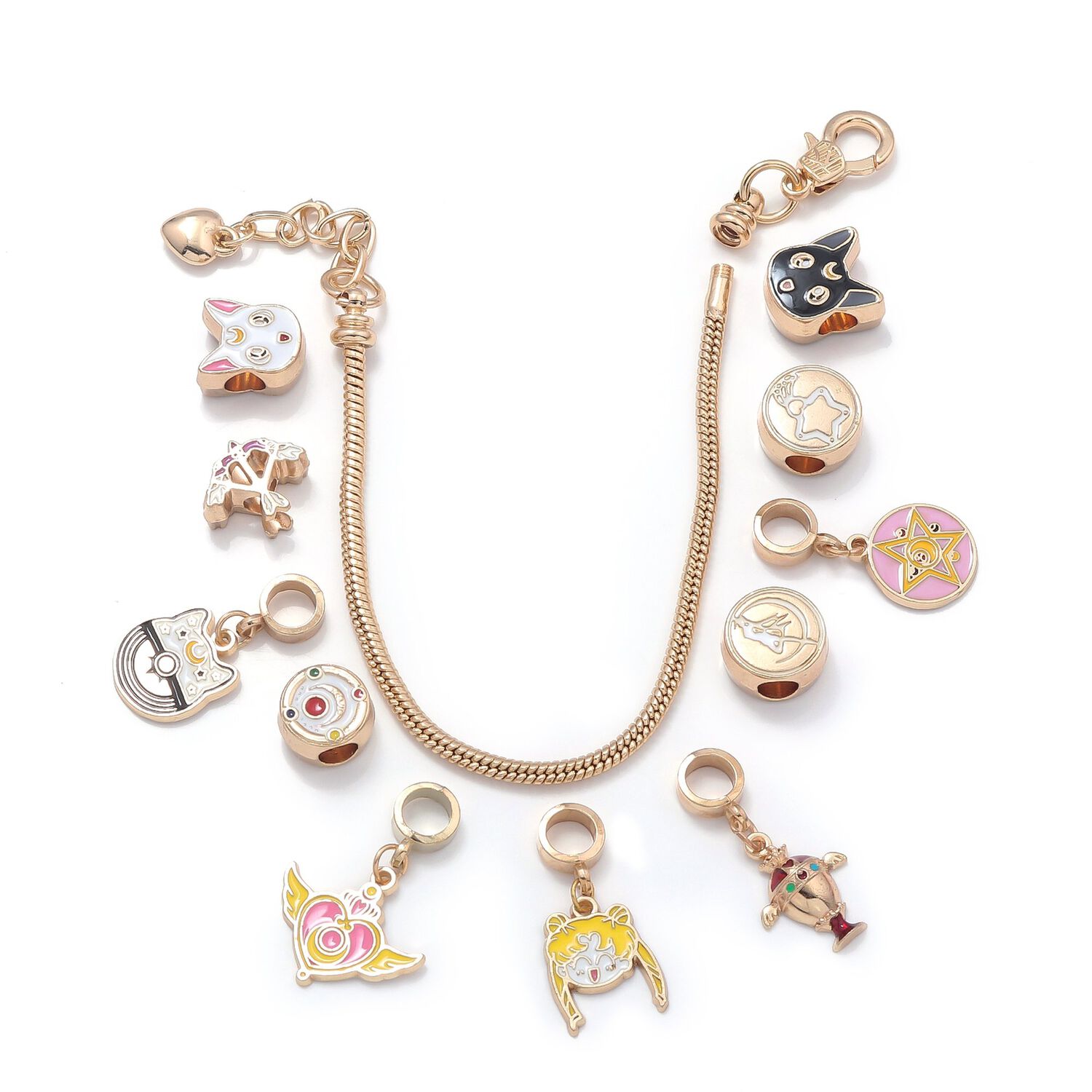 Pulsera Charms Dorada Dijes Sailor Moon image number 3.0