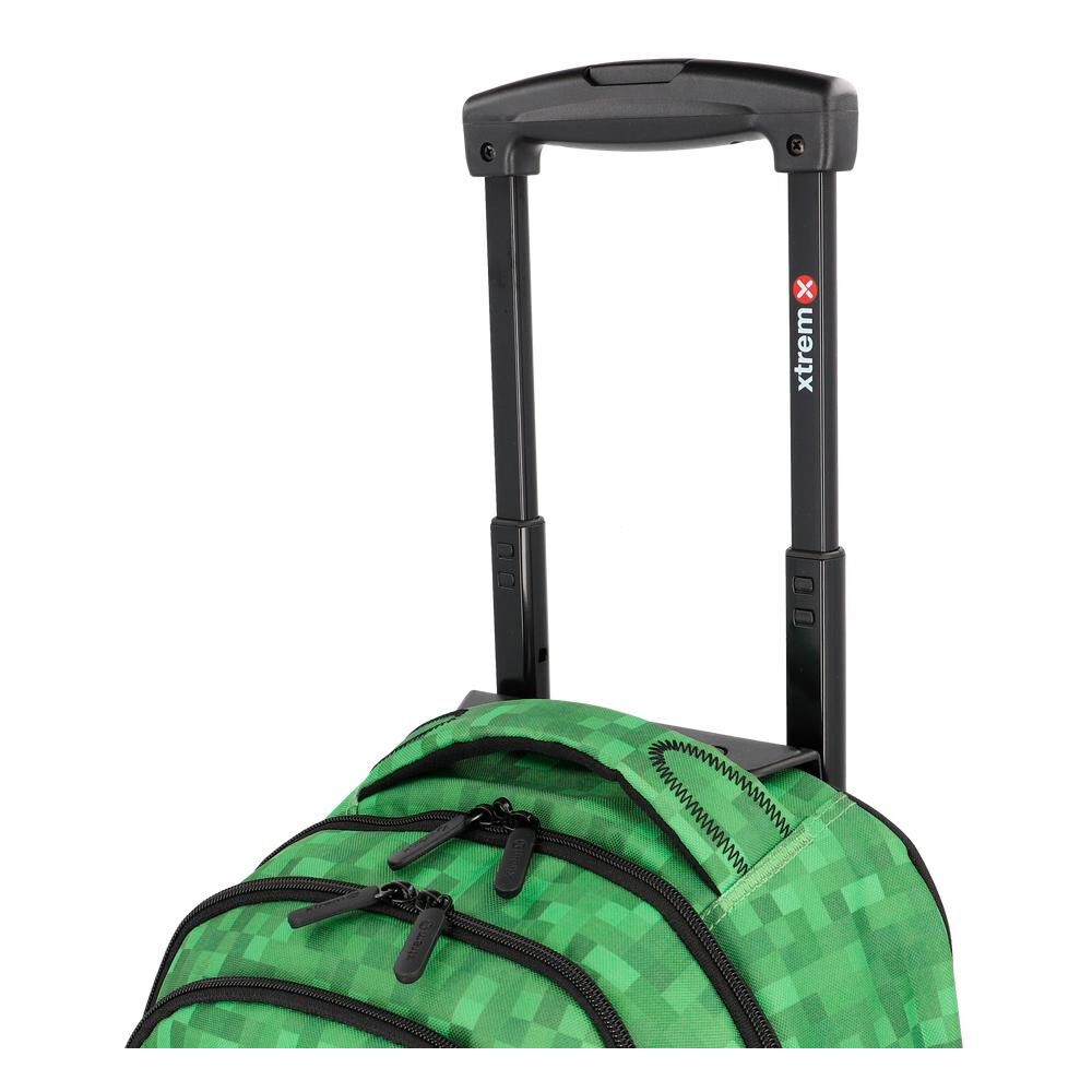 Mochila Con Ruedas Xtrem Cross 6xt Pixels Verde image number 8.0
