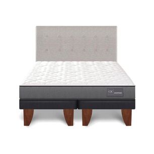 Cama Europea Cic Anatomic / King / Base Dividida + Respaldo