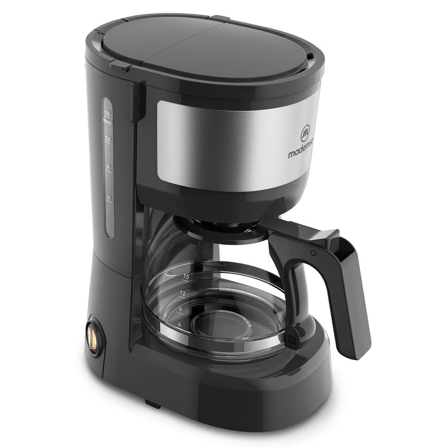 Cafetera El&eacute;ctrica Mademsa 0,6l Jarra De Vidrio 600w Mcm10 image number 3.0