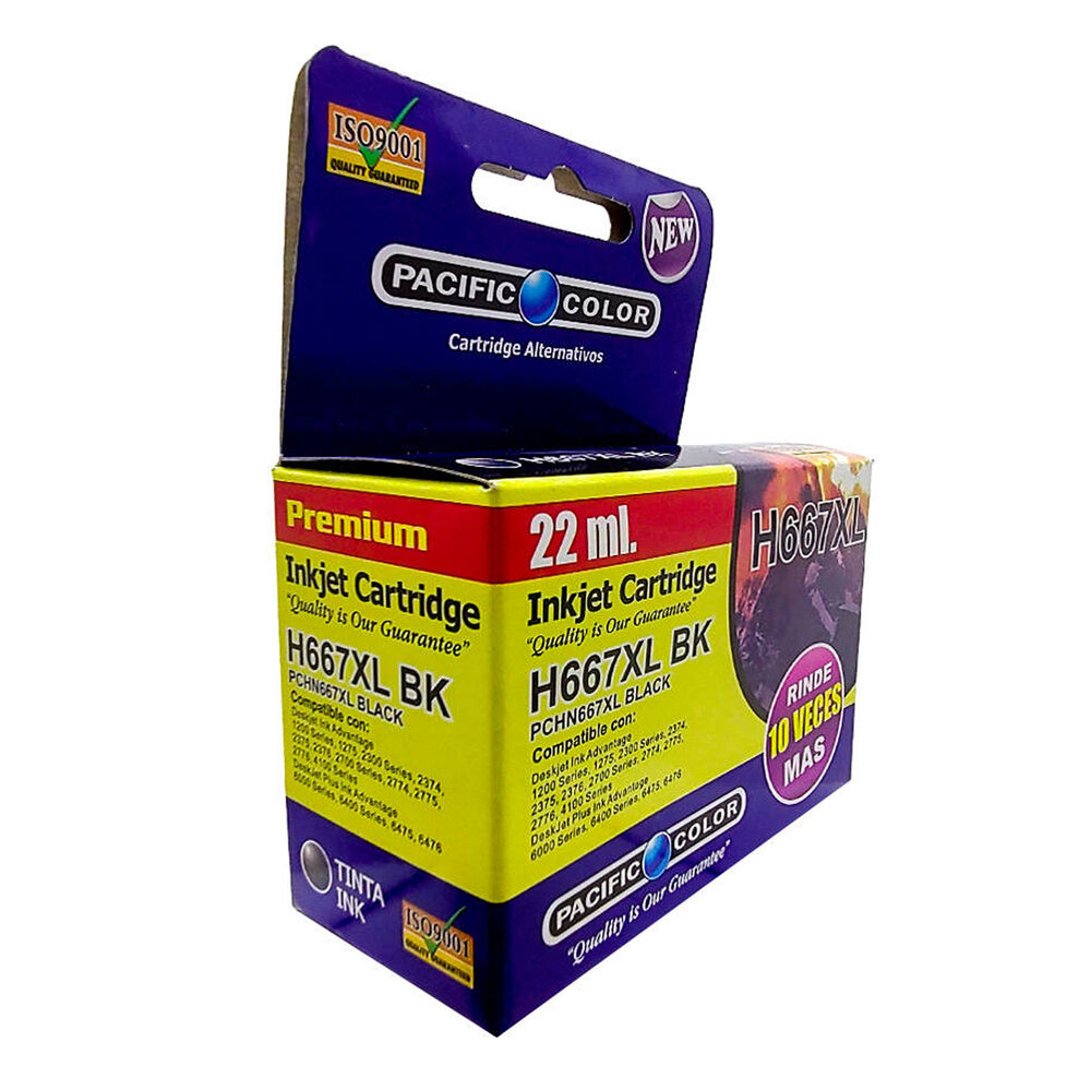 Cartucho De Tinta H667xl Negro Compatible Hp - Crazygames image number 2.0