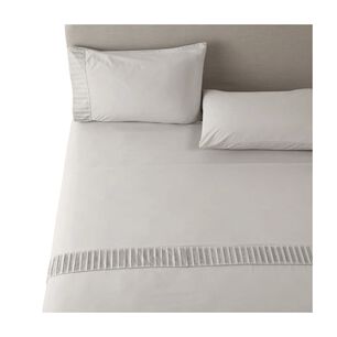 Sabanas Colch&oacute;n Super King Microfibra 300 Hilos Gris Claro