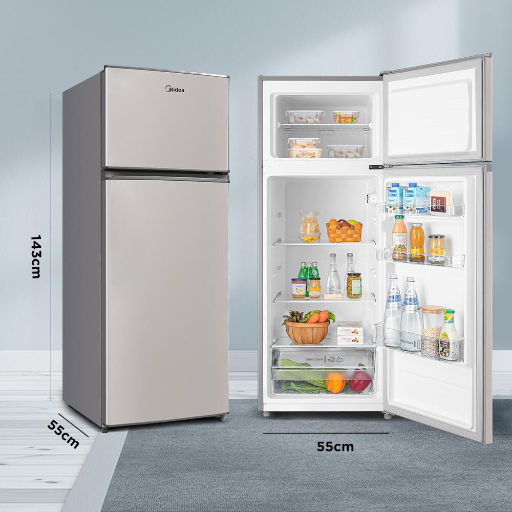 Refrigerador Top Freezer Midea MRFS-2100S273FN / Frío Directo / 207 Litros / A+ image number 4.0