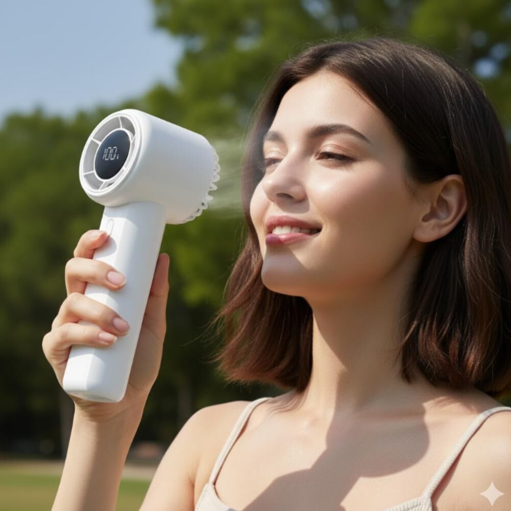 Mini Ventilador Portátil Con Indicador De Batería image number 6.0