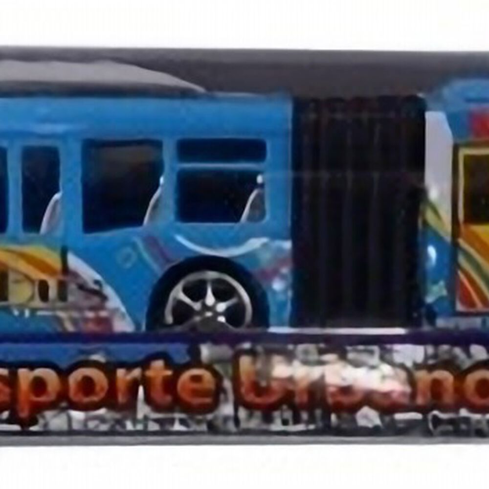 Bus Transporte Juguete Tipo Transantiago Azul image number 0.0