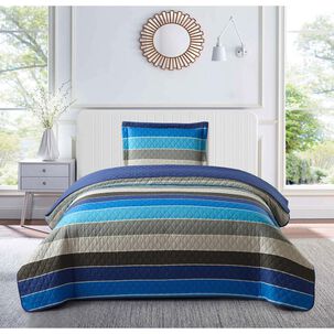 Set Cubrecama + Juego De Sábanas Casaideal Alicante 15 / 1.5 Plazas