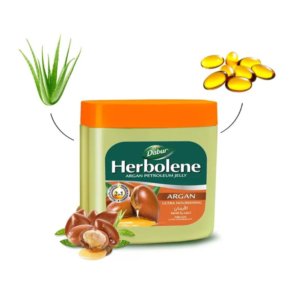 Herbolene - Vaselina 2 En 1 Aceite De Arg&aacute;n & Vitamina E 225 Ml image number 1.0