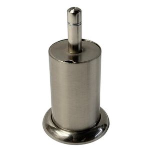 Pata Para Cama Metálica Satinada Vástago 1,2 Cm Espesor