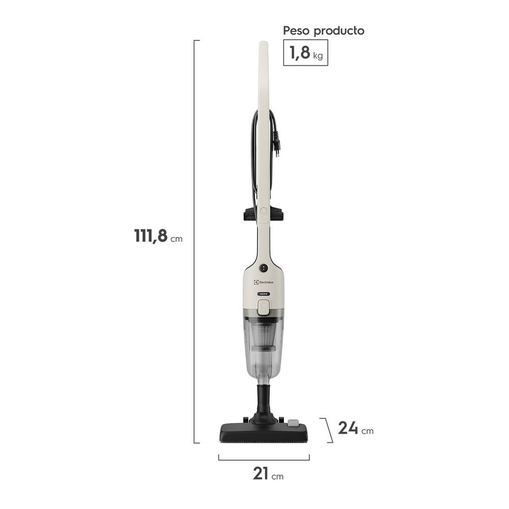 Aspiradora Vertical Electrolux Stk24 / 1.6 Litros / 1600 Watts, foto 3