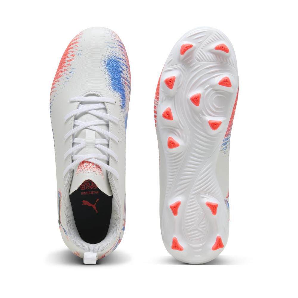 Zapatilla Fútbol Unisex Puma Future Blanca image number 3.0