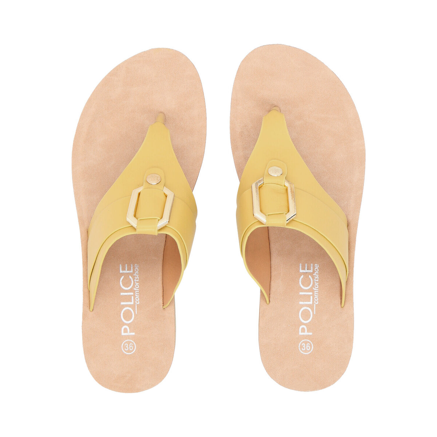 Sandalia Mujer Amarillo Sole Police image number 1.0