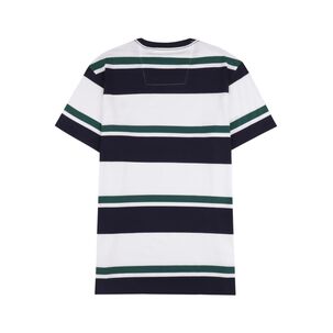 Polera Rayas Regular Manga Corta Cuello Redondo Hombre Peroe