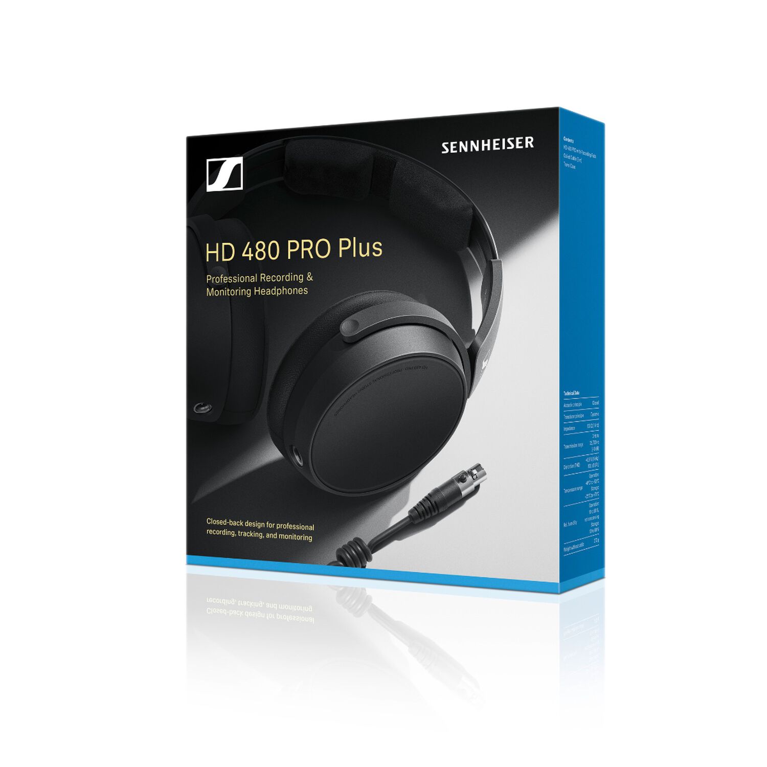 Aud&iacute;fonos Monitoreo Cerrados Sennheiser Hd 480 Pro Plus image number 10.0