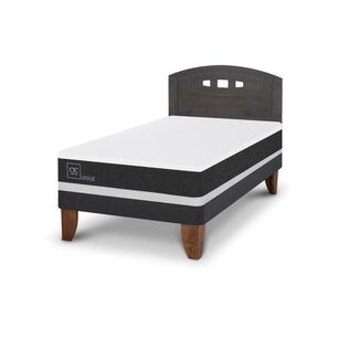 Cama Europea Cic Ortopedic / 1.5 Plazas / Base Normal + Respaldo