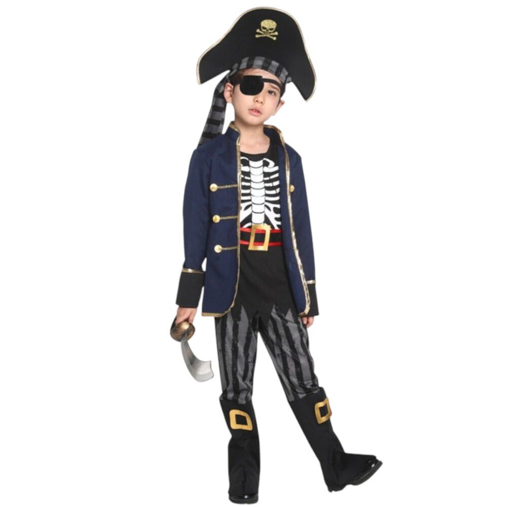 Disfraz Infantil Pirata Corsario Azul image number 3.0