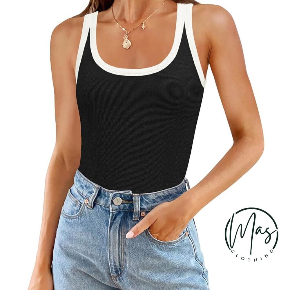 Pack 6 Poleras Mujer Sin Mangas Elasticada Colores Surtidos image number 6.0