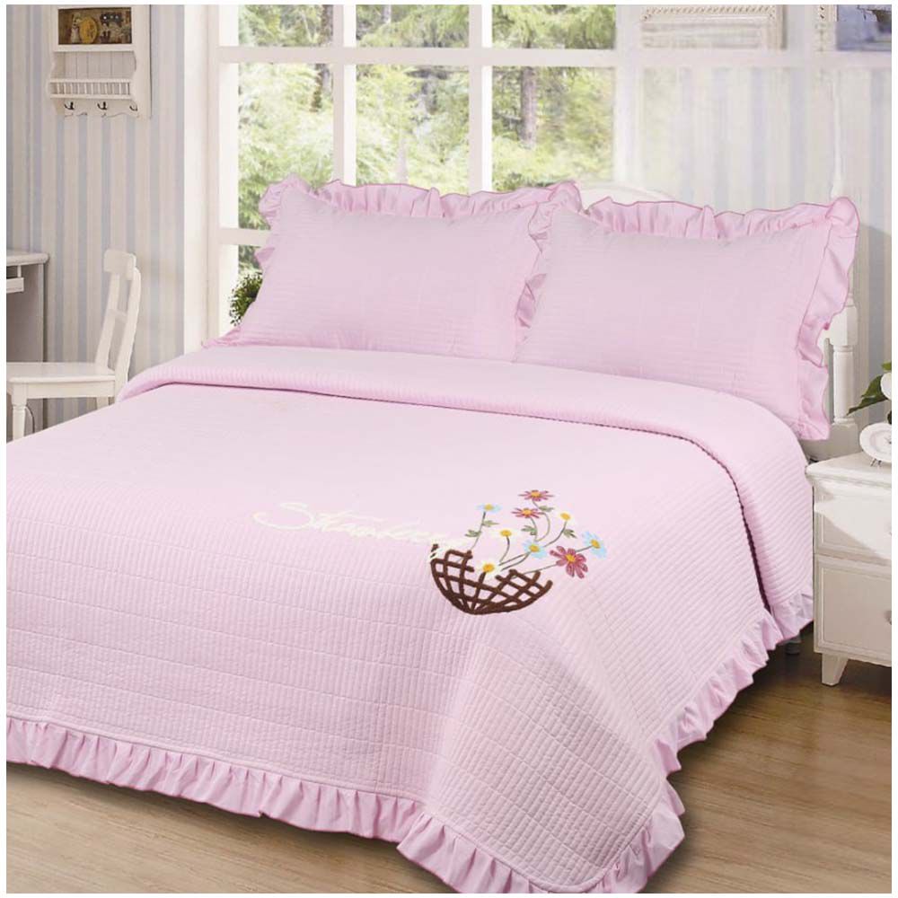 Cubrecama Tipo Quilt Bordado 2 Plazas-08 image number 0.0