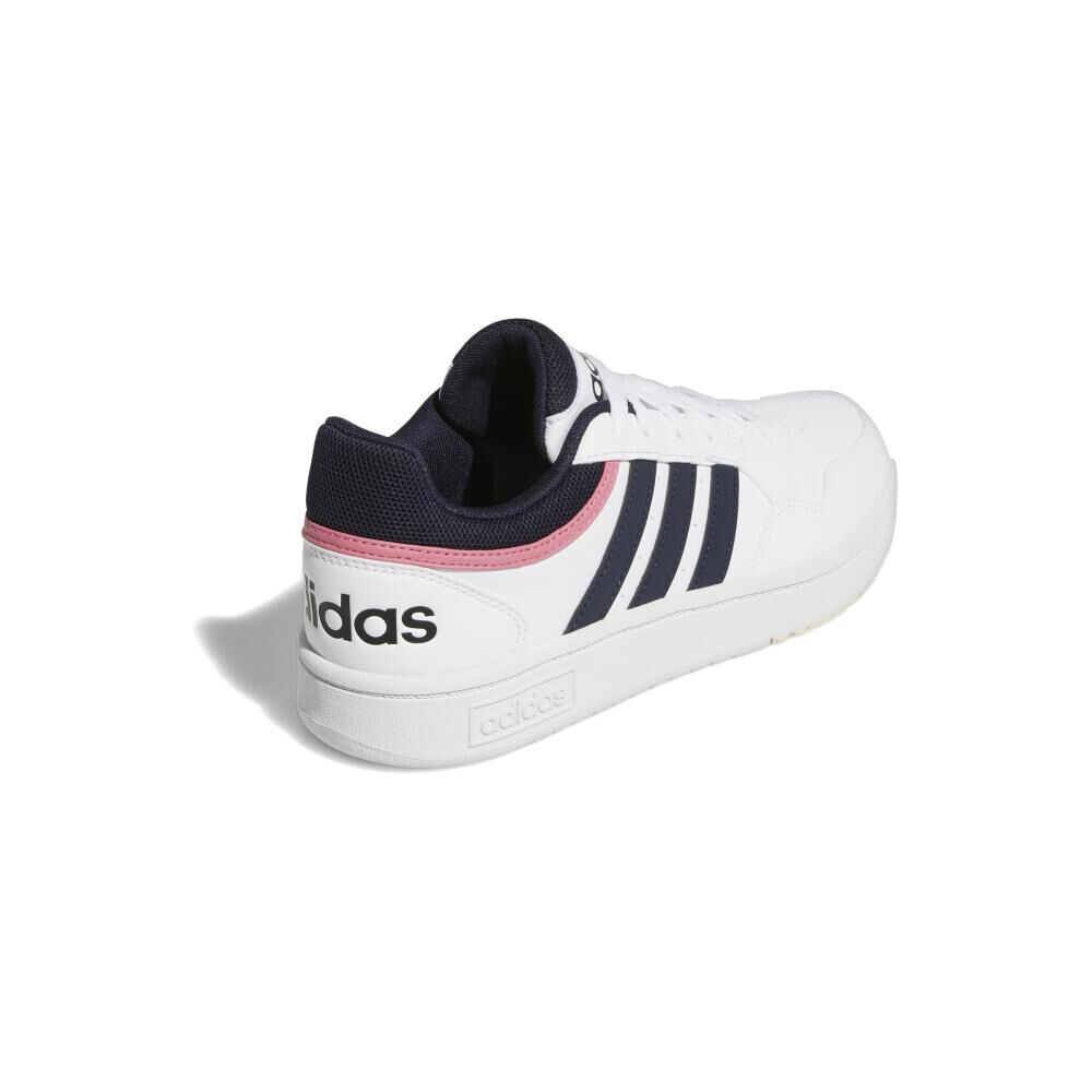 Zapatilla Urbana Mujer Adidas Hoops 3.0 Blanco image number 2.0