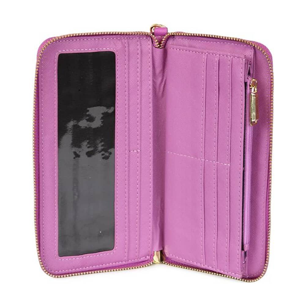 2 Billeteras De Mujer Jaeda Negra Y Rosada Kenneth Cole image number 4.0