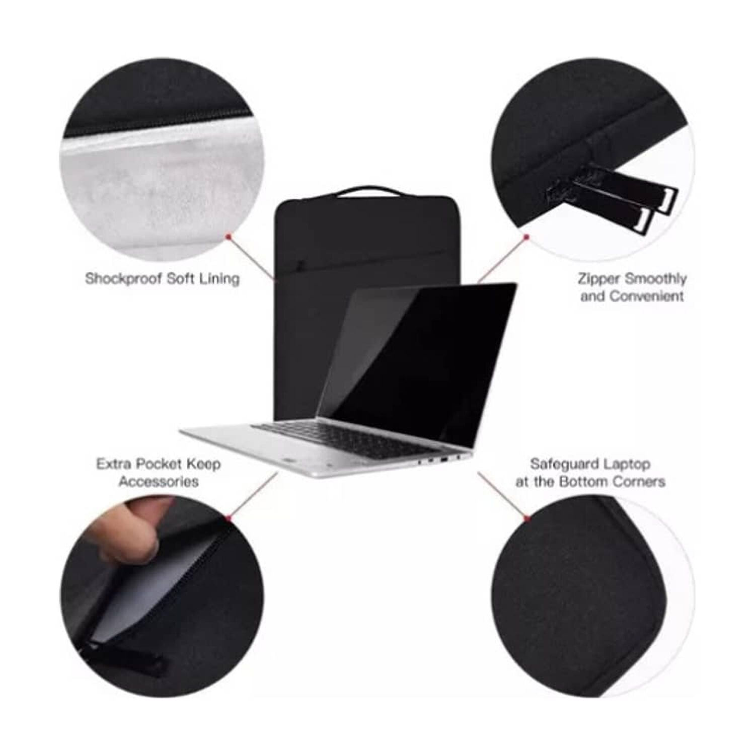 Funda Bolso Slim Elegante Para Hp Pavillion X360 14 Pulgada image number 2.0