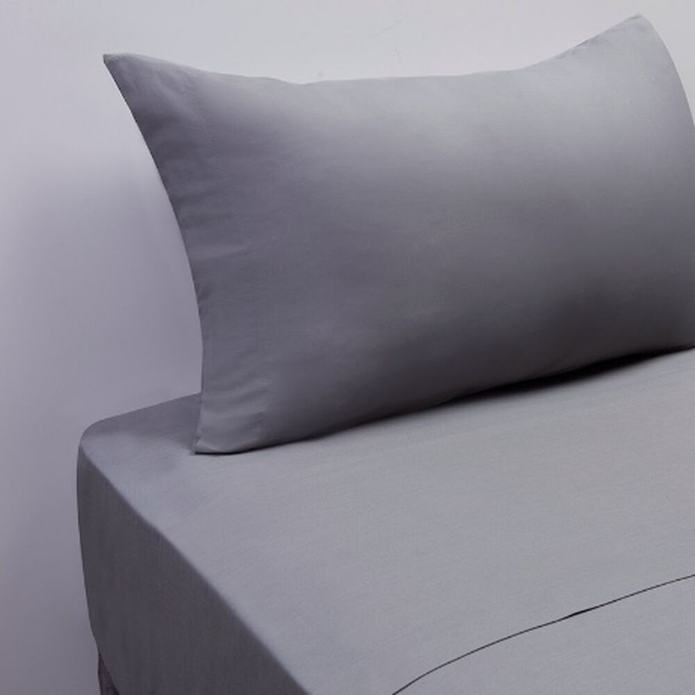 Juego De S&aacute;banas 1.5-188 Hilos Gris image number 1.0