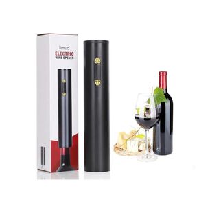 Sacacorcho El&eacute;ctrico Autom&aacute;tico De Vino Negro Con Tap&oacute;n Al Vac&iacute;o