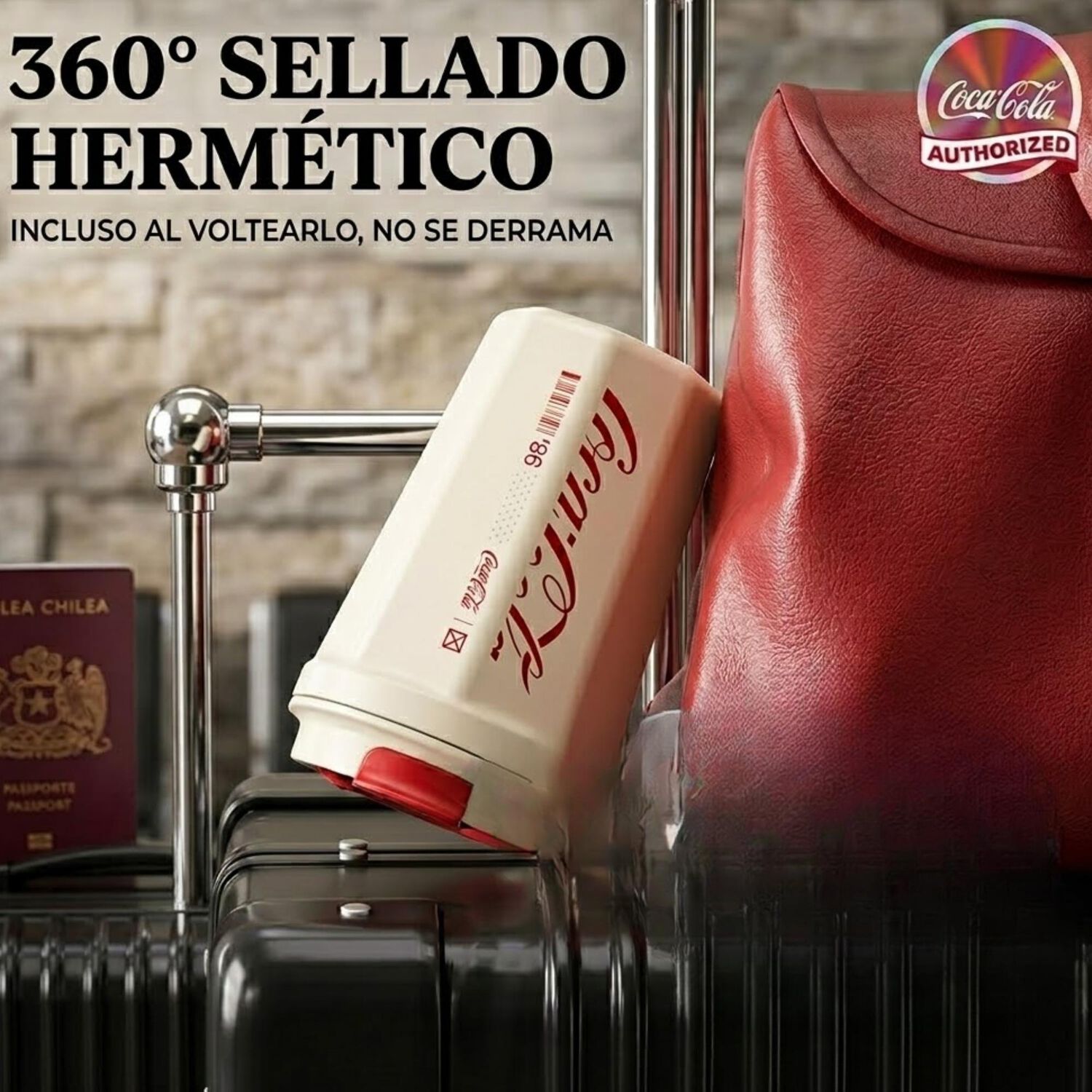 Vaso Termico Mug Germ Coca-cola Acero Inoxidable 390ml White image number 6.0