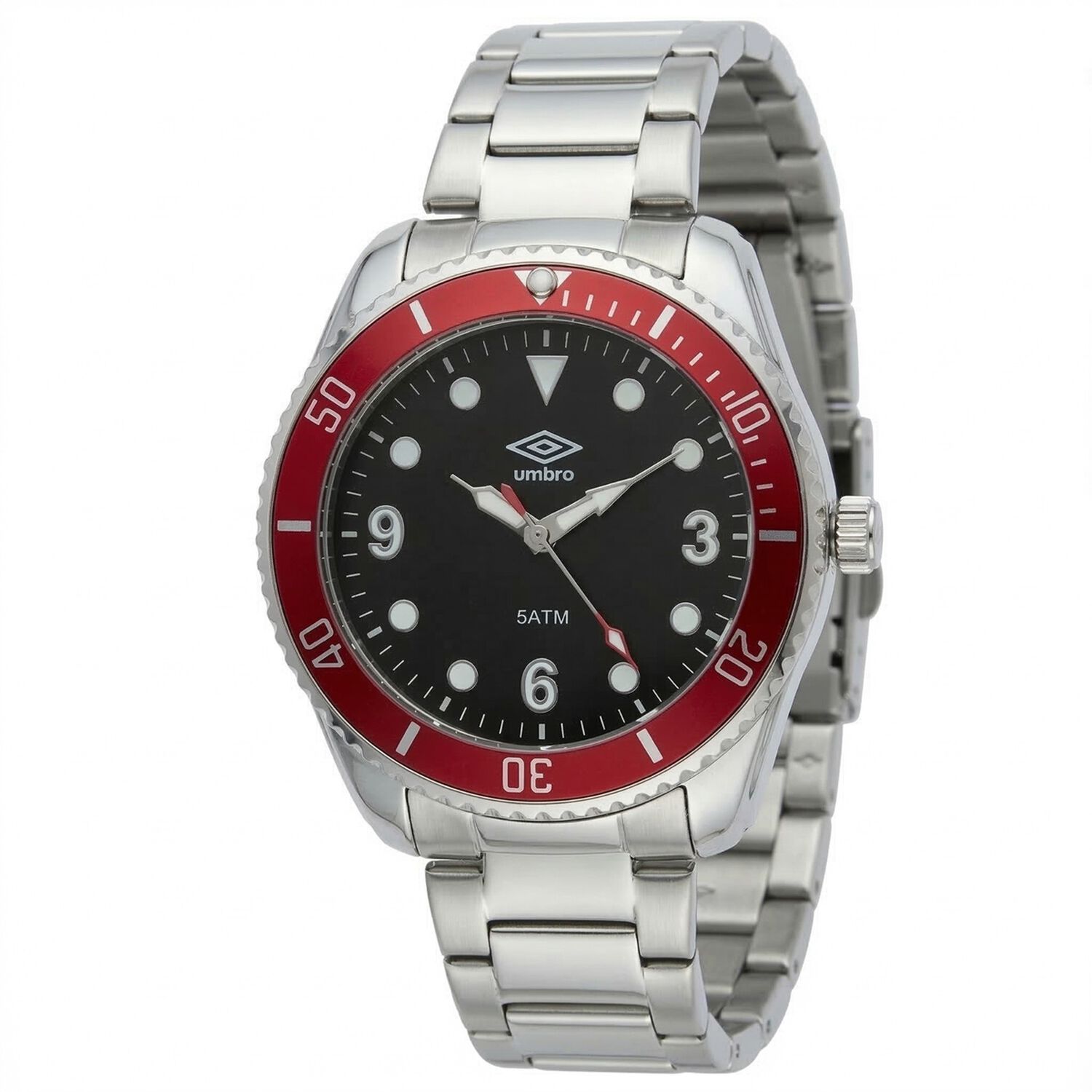 Reloj An&aacute;logo Hombre Umbro Plus Plateado Umbp-1500-155 image number 0.0
