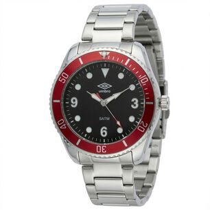 Reloj An&aacute;logo Hombre Umbro Plus Plateado Umbp-1500-155