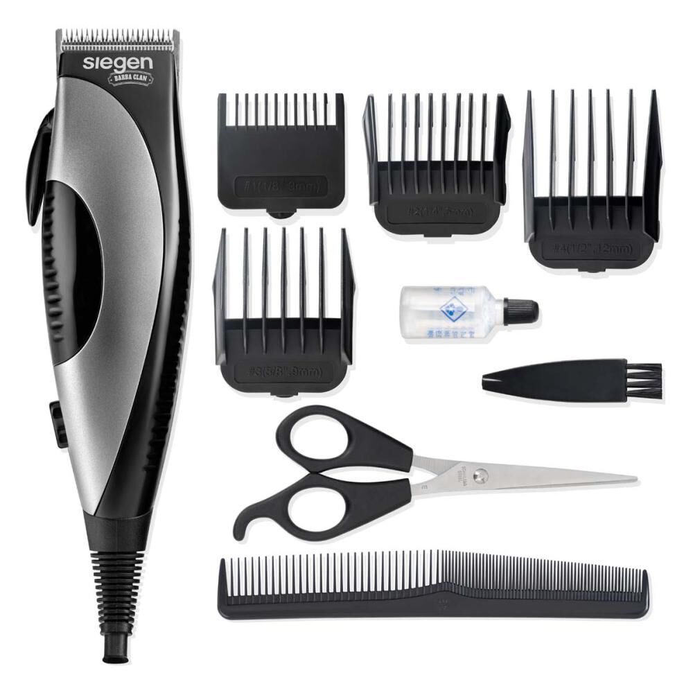 Corta Pelo Siegen Clipper SG-8200C01 Accesorios + 7 peines image number 1.0