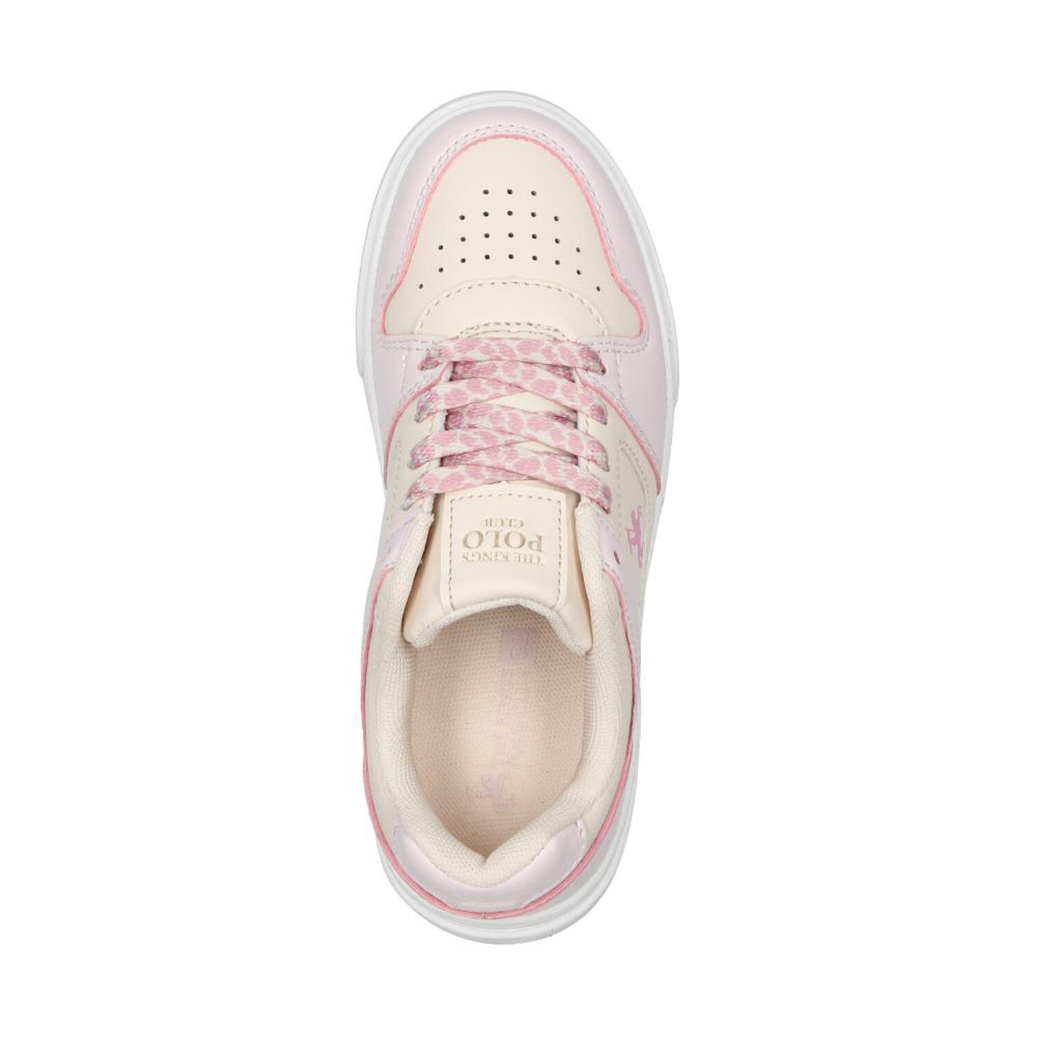 Zapatilla Infantil Ni&ntilde;a The King's Polo Club Beige image number 4.0