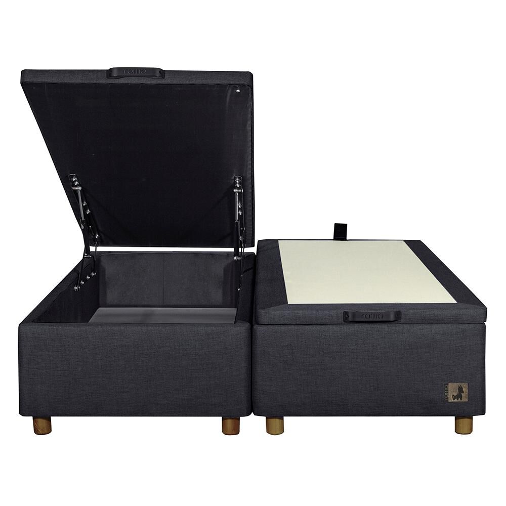 Base Cama Mons Ba&uacute;l 200 Bd Negro / 2 Plazas / Base Dividida image number 6.0