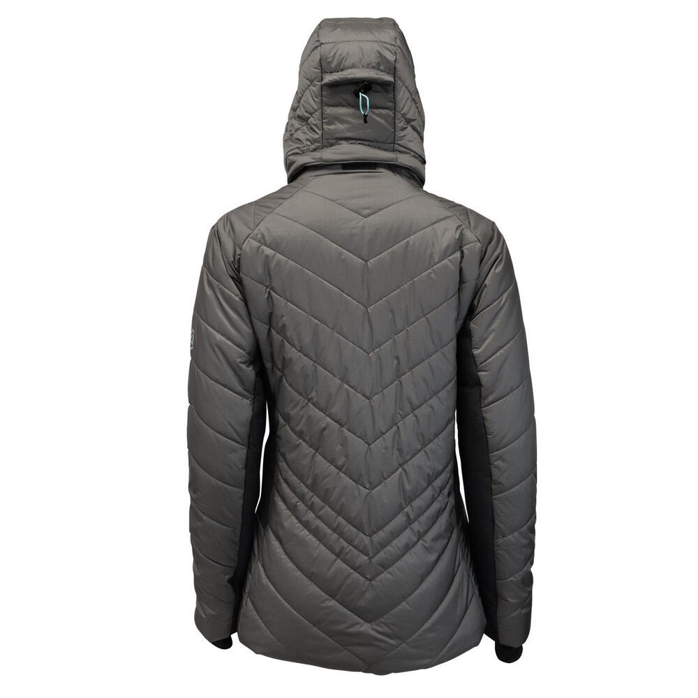 Parka Thinsulate Mujer Gris/negro Z-9100 image number 2.0