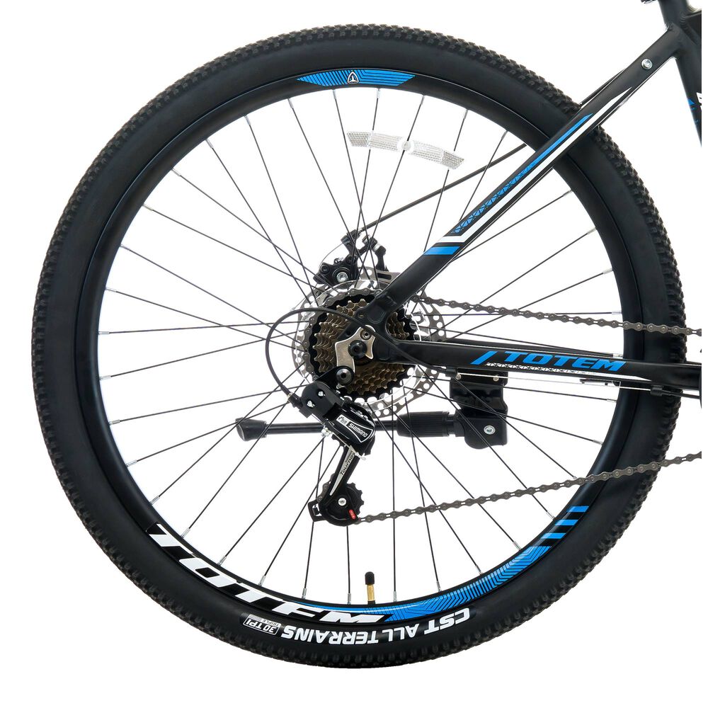 Bicicleta Totem Mtb Aro 26 Modelo Y660m Negro Azul image number 5.0