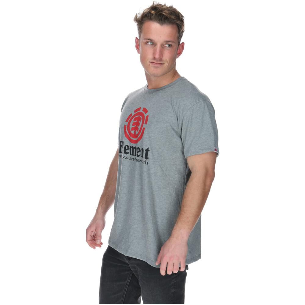 Polera Estampada Manga Corta Cuello Redondo Hombre Element image number 1.0