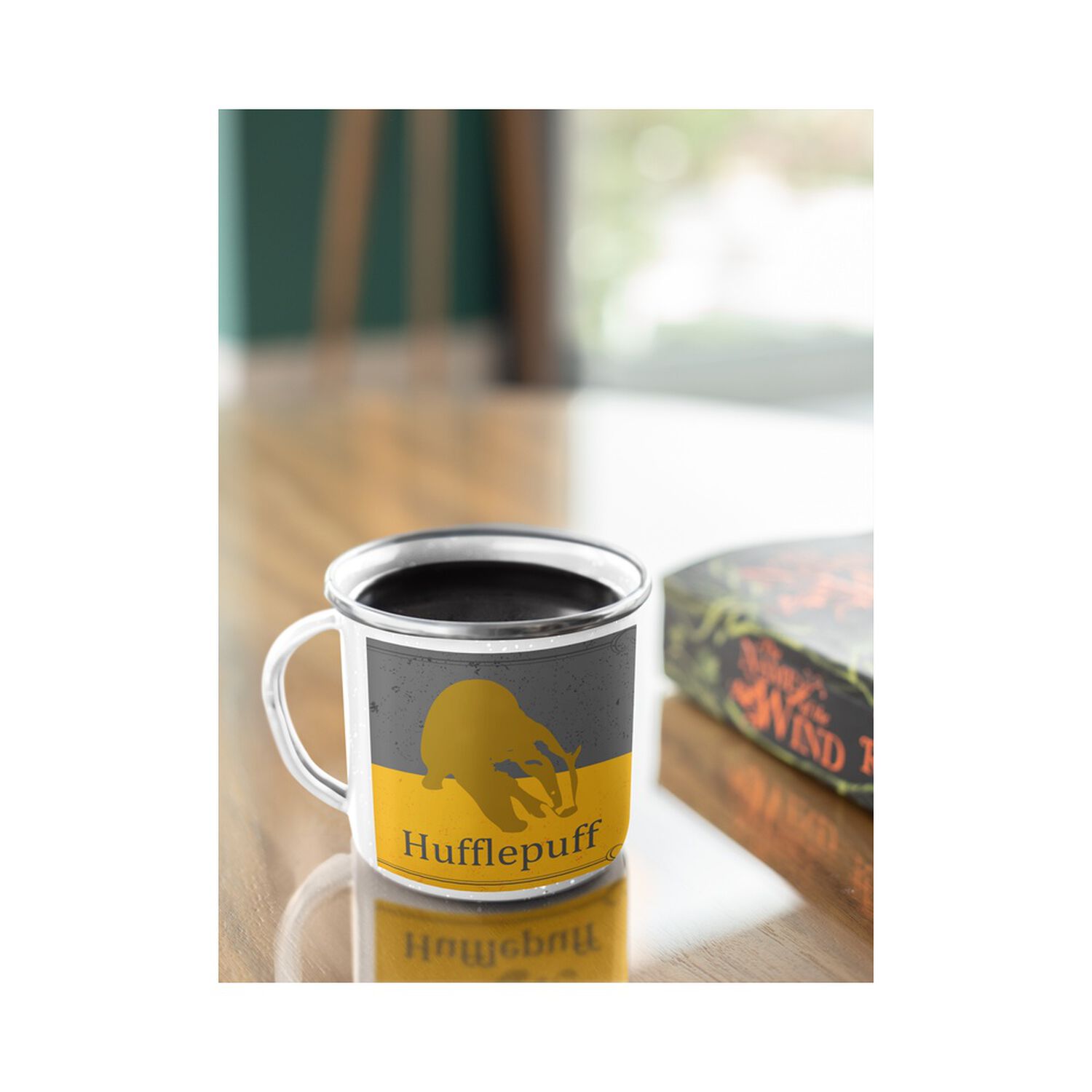 Taza Enlozada Lechera Hufflepuff Harry Potter image number 2.0